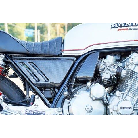 A-TECH エーテック サイドカバーSTD 素材：FB 黒FPR / クリア塗装：無し タイプ：L／R CBX1000 HONDA ホンダ サイドカウル・サイドカバー カウル関連 外装_1