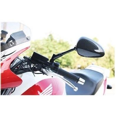 SIMOTA（シモタ） Carbon Naked-style Oval Mirror ミラー ハンドル