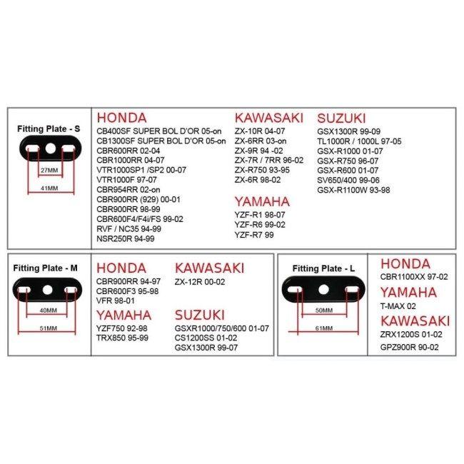 SIMOTA（シモタ） カーボン製レーシング長方形ミラー プレートサイズ