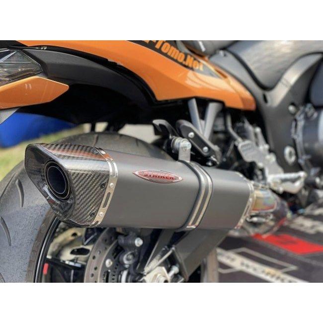 STRIKER ストライカー インターモデルSC フルエキゾースト OFF-Type B JMCA シングル サイレンサーカラー：チタンブラック Hayabusa SUZUKI スズキ マフラー | STRIKER | 03