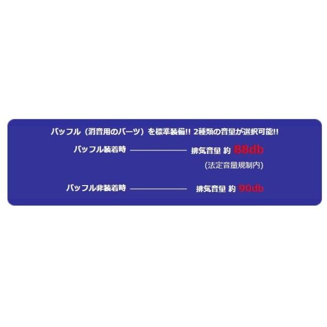 WirusWin（ウイルズウィン） スリップオンマフラー メガホンタイプ