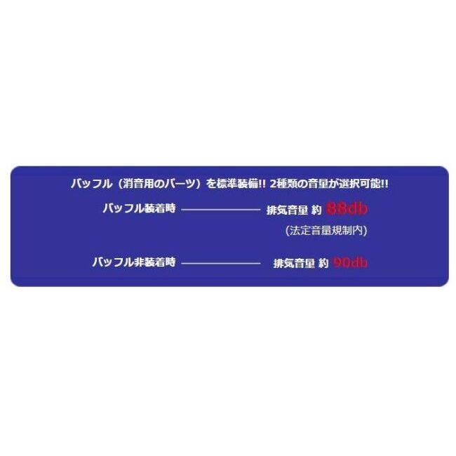 WirusWin（ウイルズウィン） スリップオンマフラー メガホンタイプ