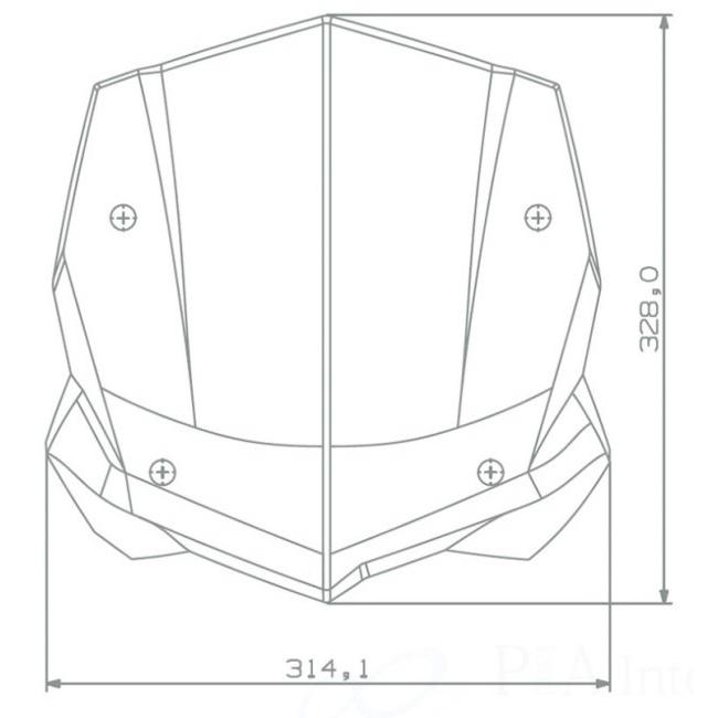 Wunderlich ワンダーリッヒ ウインドフロージェット カラー：HP Design R1200GS LC Adventure 水冷 R1250GS BMW スクリーン 外装 | Wunderlich | 03