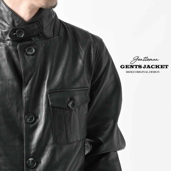 RIDEZ ライズ GENTS JACKET バイク用 レザージャケット サイズ：M
