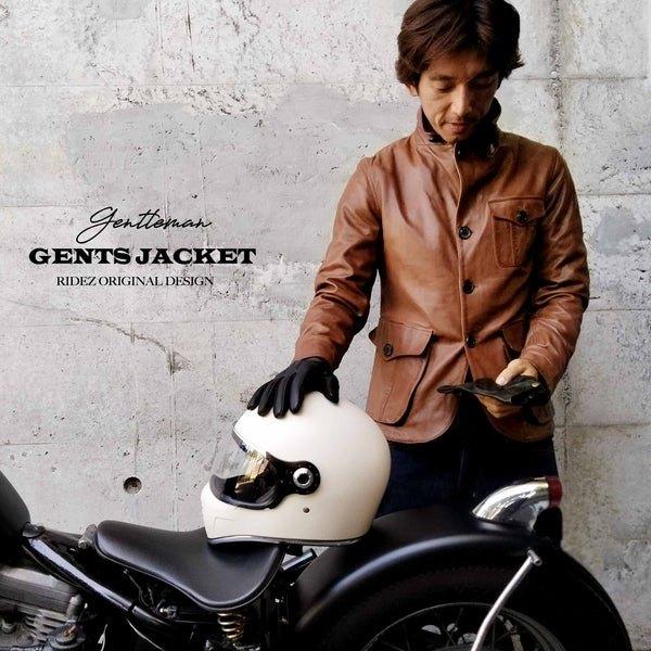 RIDEZ ライズ GENTS JACKET バイク用 レザージャケット サイズ：M