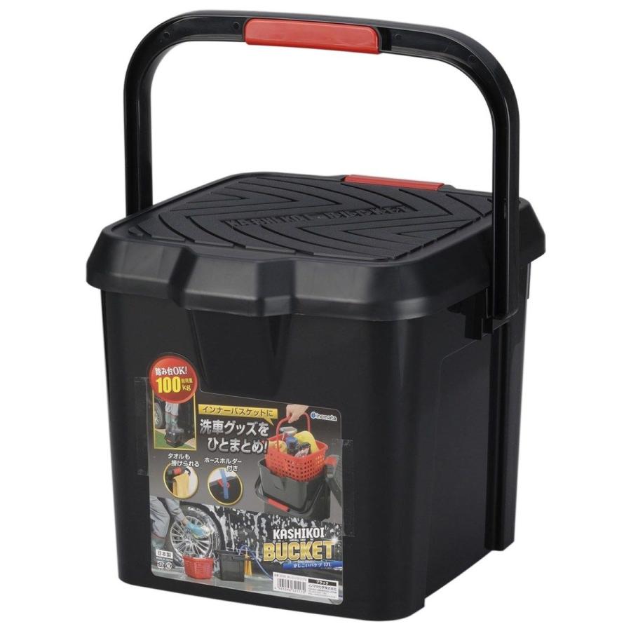 INOMATA イノマタ化学 かしこいバケツ カラー：ブラック その他洗車用品 ケミカル | イノマタ化学