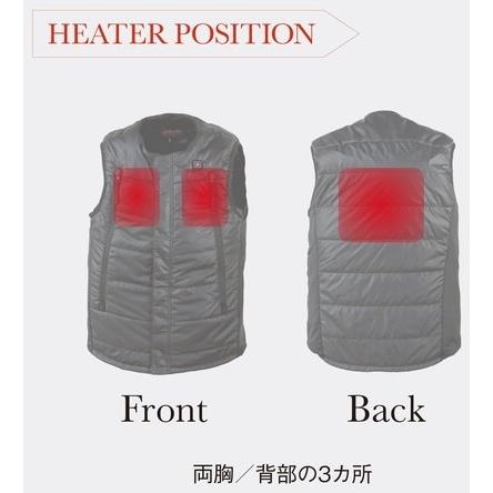 HEATMASTER ヒートマスター 5Vヒートインナーベスト LIDEF サイズ：L 電熱ベスト アパレル | HEATMASTER | 03