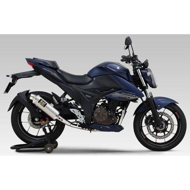 YOSHIMURA ヨシムラ 機械曲GP-MAGNUM105 サイクロン EXPORT SPEC 政府認証 タイプ：サテンフィニッシュカバー GIXXER SF250 GIXXER250 V-STROM250SX マフラー_5