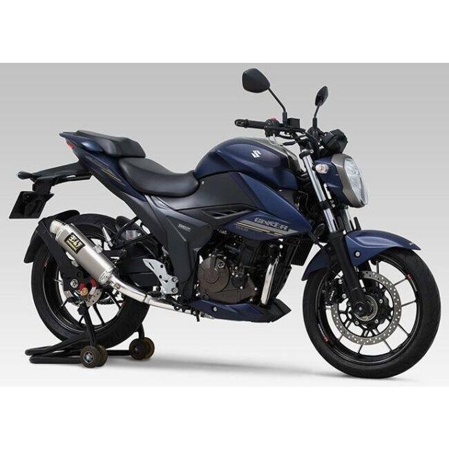 YOSHIMURA ヨシムラ 機械曲GP-MAGNUM105 サイクロン EXPORT SPEC 政府認証 タイプ：サテンフィニッシュカバー GIXXER SF250 GIXXER250 V-STROM250SX マフラー_8