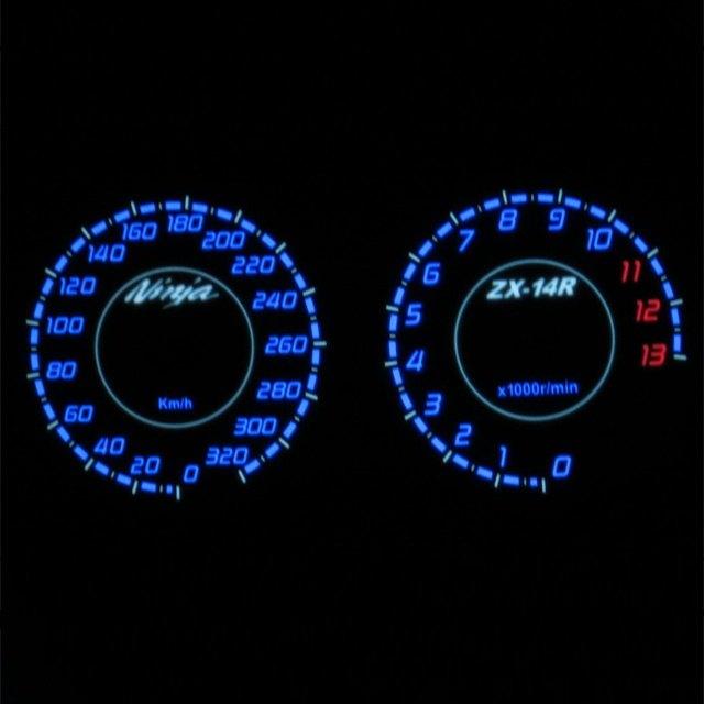 ODAX オダックス 【補修用】 ELメーターパネルセット ZX-14R KAWASAKI カワサキ メーターパネル メーター・インジケーター関係 電装系 | Odax | 01