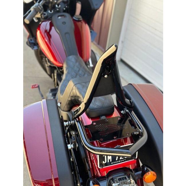 Siouxicide Choppers スーサイドチョッパーズ ラゲッジラック タイプ：Punisher / カラー：ブラック HARLEY-DAVIDSON ハーレーダビッドソン リアキャリア 外装_1