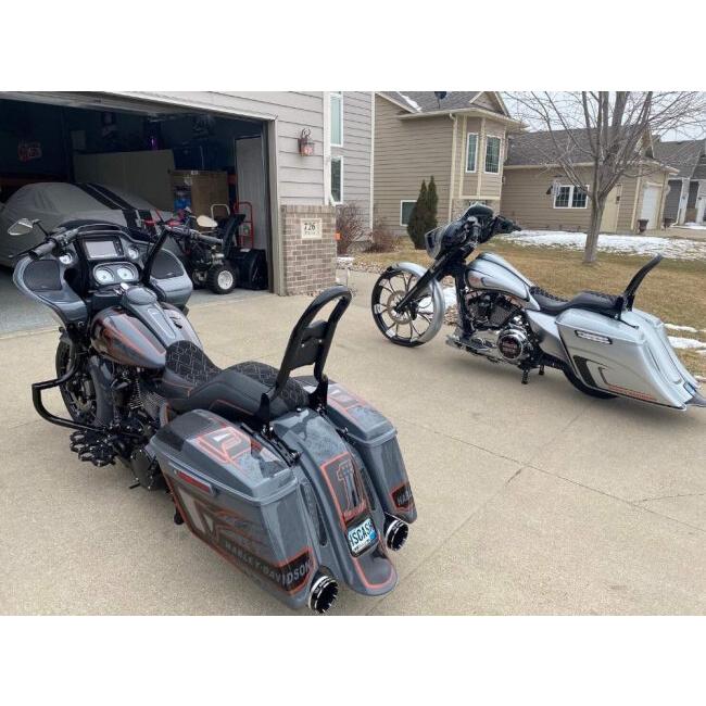 Siouxicide Choppers スーサイドチョッパーズ Touring Kobra Backrest シーシーバー パッド：無 / カラー：クロム ツーリング 外装 | ブランド登録なし | 02