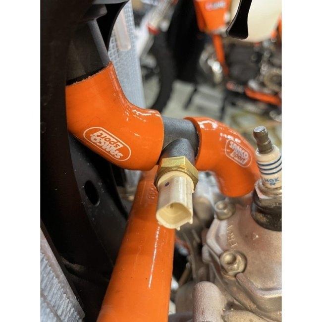 SAMCO SPORT サムコスポーツ クーラントホース(ラジエーターホース) カラー：イエロー MC 125 TC SX XC GASGAS ガスガス HUSQVARNA ハスクバーナ KTM 冷却関連_3