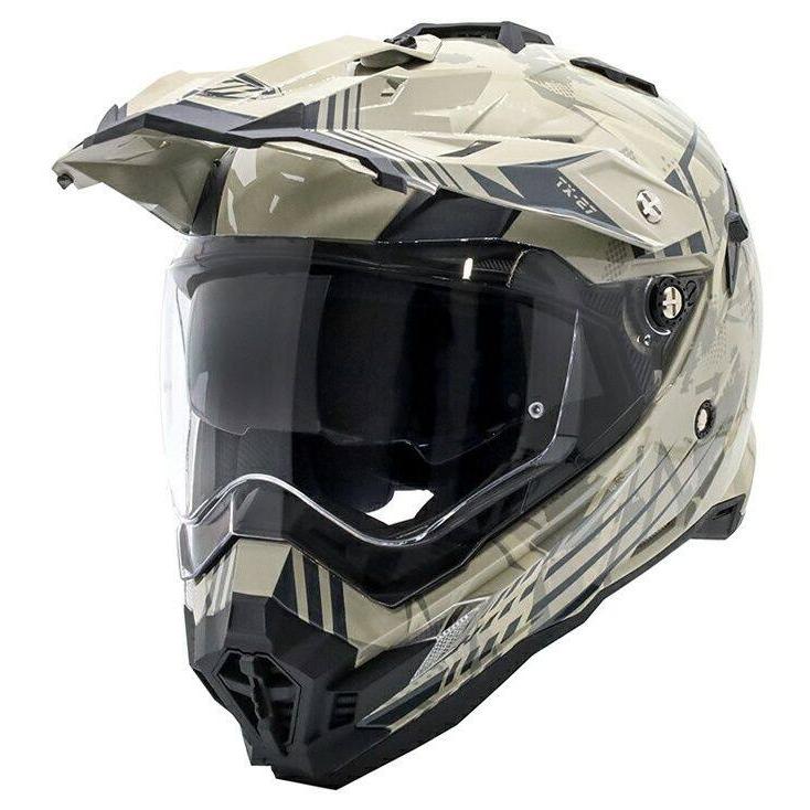 THH ティーエイチエイチ TX-27 バイオーム [サンドグレー] ヘルメット サイズ：L(59-60cm) オフロードヘルメット | THH