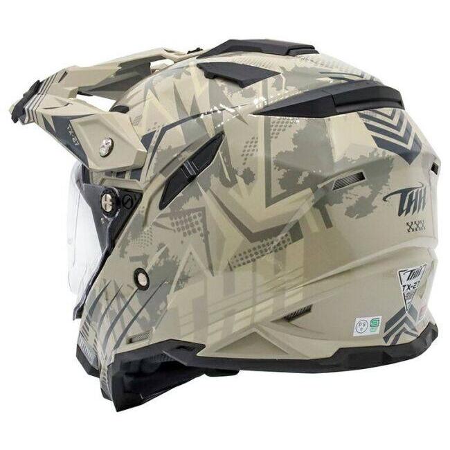 THH ティーエイチエイチ TX-27 バイオーム [サンドグレー] ヘルメット サイズ：L(59-60cm) オフロードヘルメット | THH | 06