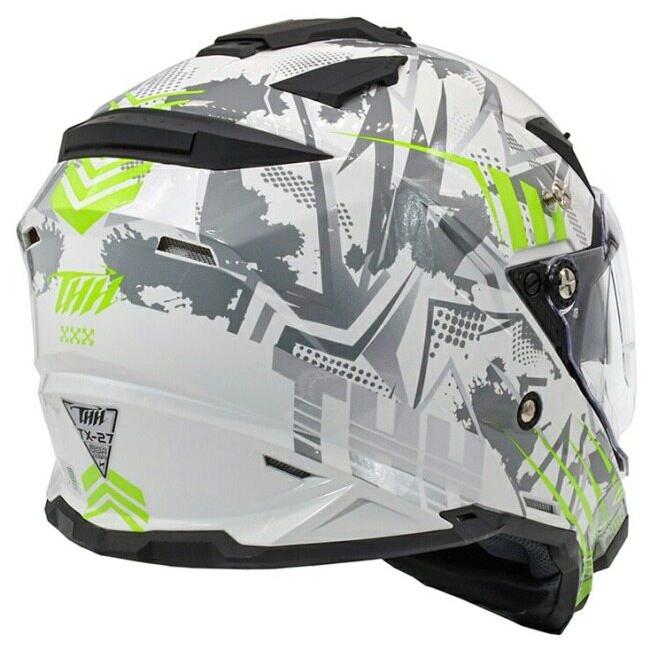 THH ティーエイチエイチ TX-27 バイオーム [ポーラーホワイト] ヘルメット サイズ：M(57-58cm) オフロードヘルメット | THH | 06