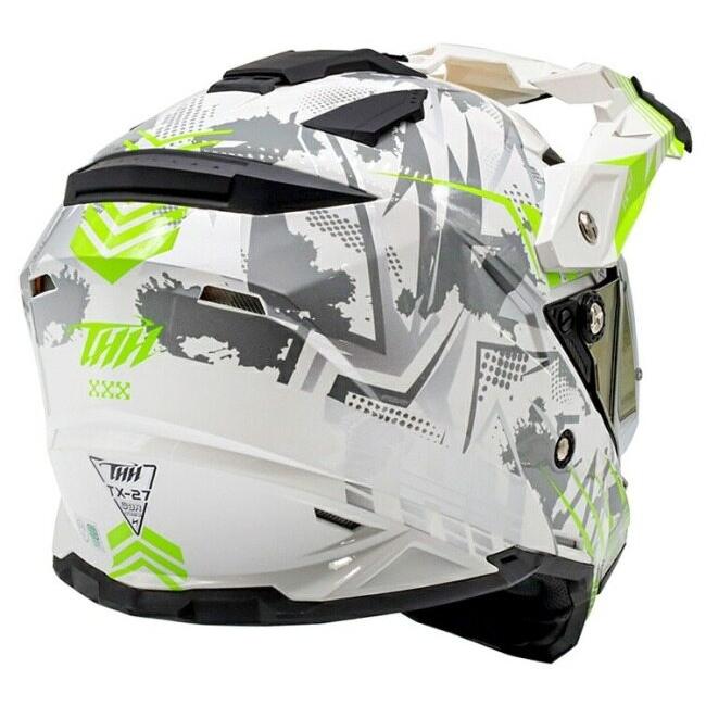THH ティーエイチエイチ TX-27 バイオーム [ポーラーホワイト] ヘルメット サイズ：M(57-58cm) オフロードヘルメット | THH | 07
