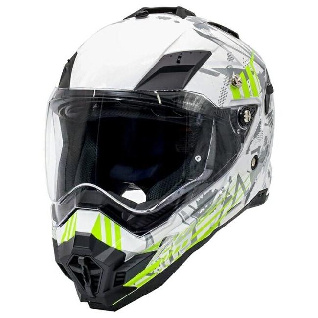 THH ティーエイチエイチ TX-27 バイオーム [ポーラーホワイト] ヘルメット サイズ：XXL(63-64cm) オフロードヘルメット | THH | 01