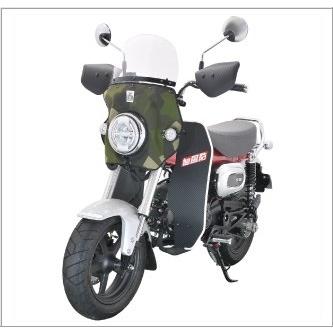 旭風防 アサヒ風防 風防 タレカラー：スプリッターカモ ダックス125