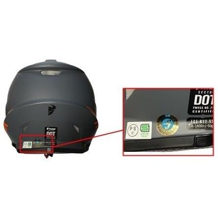 THOR ソアー SECTOR2 SG BLACKOUT ヘルメット サイズ：L(59-60cm) オフロードヘルメット | THOR（バイク） | 04