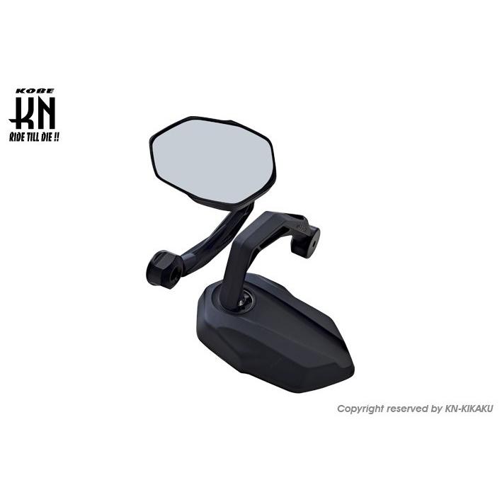 KOSO(コーソー) バイク バックミラー ブレイドミラー 車検対応】KOSOブレイドバーエンドミラー黒MT-25/XJR400/SR500