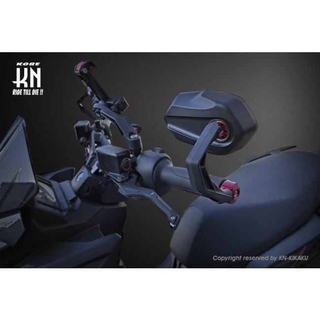 KOSO コーソー ブレイドビューミラー カラー:ブラック/レッド KOSO コーソー ブレイドビューミラー カラー:ブラック/レッド