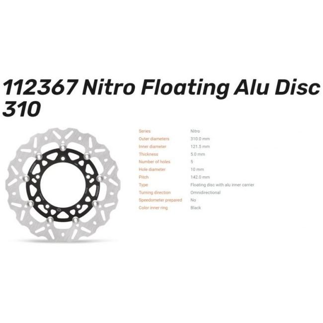 MOTOMASTER モトマスター NITRO ロードディスク フロントディスクローター SUZUKI スズキ ブレーキディスクローター ブレーキ | ブランド登録なし | 01