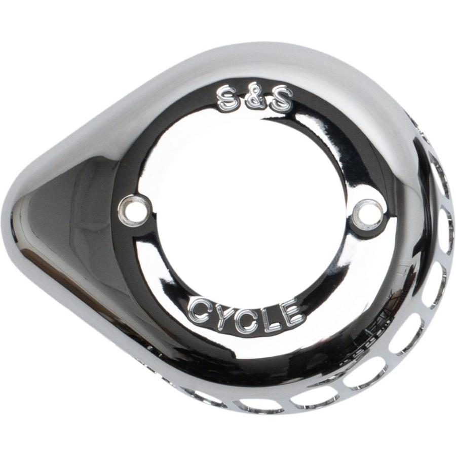 S&S CYCLE エスアンドエス サイクル Air Cleaner Cover Color/Finish：Chrome(Base Color：Silver／Base Finish：Chrome)［1014-0306］ 外装 | ブランド登録なし