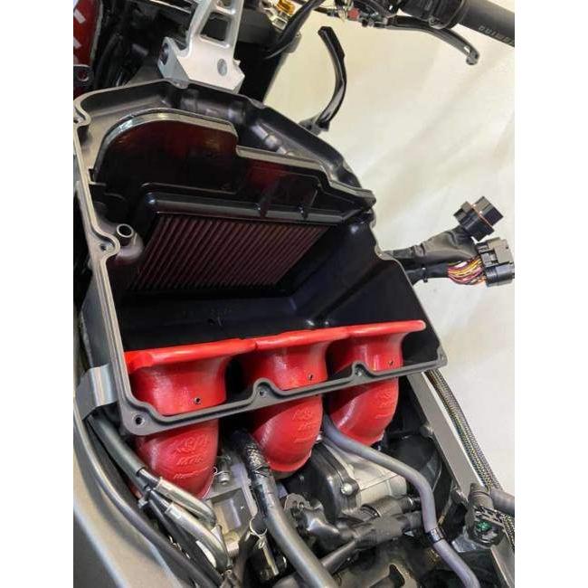KSPP ケーエスピーピー Velocity stack Yamaha-MT09 color：Blue MT-09 (FZ-09) YAMAHA ヤマハ その他吸気系オプション・補修部品 吸気関連 エンジンの画像