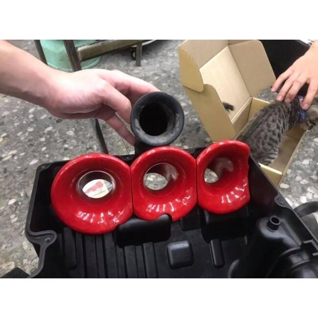 KSPP ケーエスピーピー Velocity stack Yamaha-MT09 color：Red MT-09 (FZ-09) YAMAHA ヤマハ その他吸気系オプション・補修部品 吸気関連 エンジンの画像