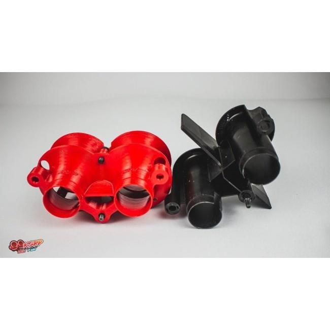 KSPP ケーエスピーピー Velocity stack Honda-CBR500 Base color：Red / stack：Black CB500F CB500X (500X) CB500T HONDA ホンダ 吸気関連 エンジンの画像