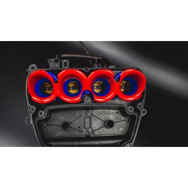 KSPP ケーエスピーピー Velocity stack Honda-CBR650F(14-17) Base color：Red / stack：Blue CB650F CBR650F HONDA ホンダ その他吸気系オプション・補修部品の画像