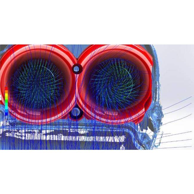 KSPP ケーエスピーピー Velocity stack Honda-CBR650R(18-23) Base color：Red / stack：Black CB650R CBR650R HONDA ホンダ その他吸気系オプション・補修部品の画像