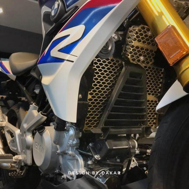 DK design ディーケーデザイン BMW G310R ラジエーターガード カラー：チタンゴールド ラジエーターコアガード・オイルクーラーコアガード 冷却関連 エンジン | YAMAHA | 02