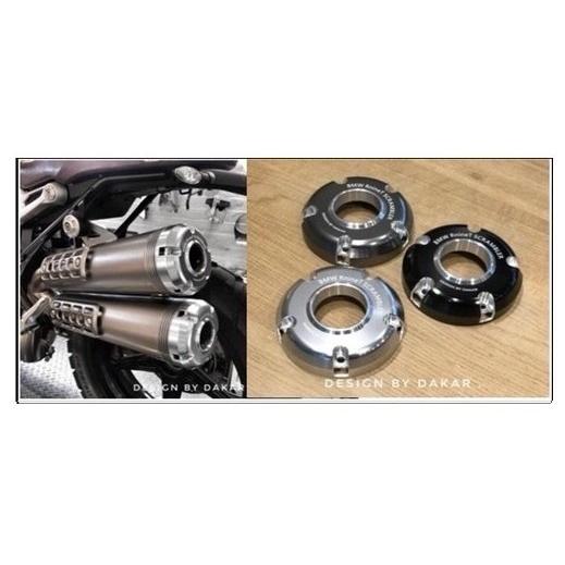 DK design ディーケーデザイン R NineT Scrambler サイレンサーエンドキャップ カラー：シルバー nineT scrambler BMW マフラーエンドキャップ マフラー | YAMAHA | 04