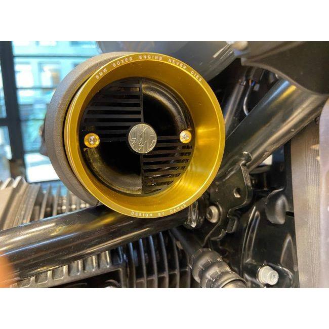 DK design ディーケーデザイン R nineT エアインテックパイプキャップ カラー：シルバー scrambler Racer Pure Urban G/S BMW マフラーエンドキャップ マフラー | YAMAHA | 04