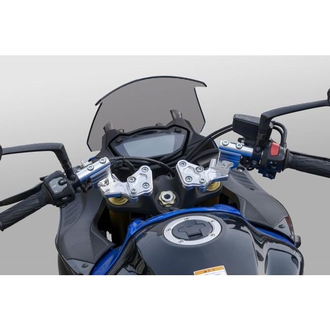OVER オーヴァー スポーツライディングハンドルキット カラー：ブラックアルマイト仕上げ GSX-S1000F SUZUKI スズキ ハンドルキット ハンドルの画像