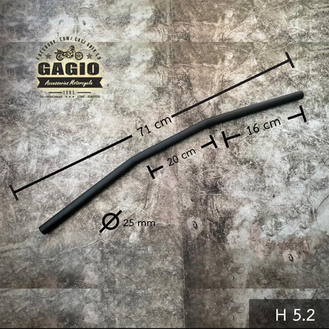 GAGIO MOTOR PARTS ガジオモーターパーツ Dave style handlebar， bent