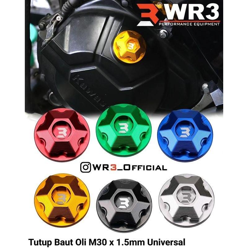 WR3 ダブルアールスリー オイルフィラーキャップ カラー：ブラック NINJA250R (EX250) NINJA250 Ninja ZX-6R NINJA ZX-10R ZX-14R (ZZR1400) KAWASAKI カワサキ | WR3