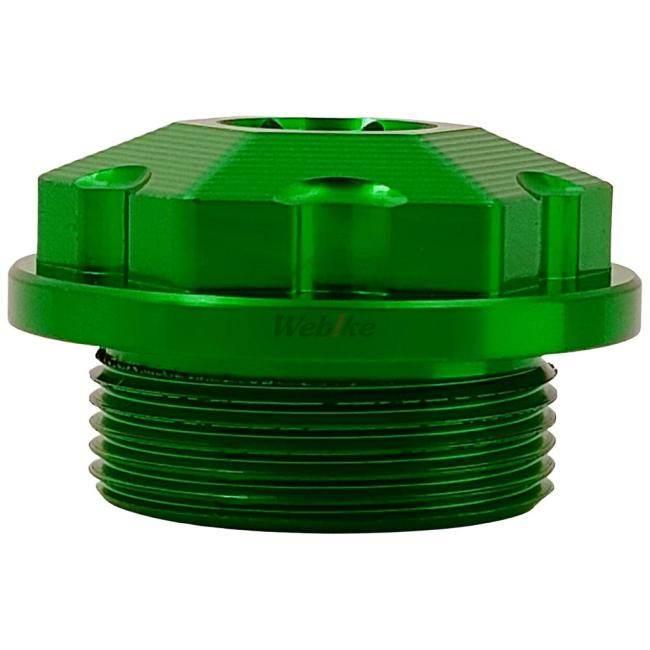 WR3 ダブルアールスリー オイルフィラーキャップ カラー：グリーン NINJA250R (EX250) NINJA250 Ninja ZX-6R NINJA ZX-10R ZX-14R (ZZR1400) KAWASAKI カワサキ | WR3 | 02