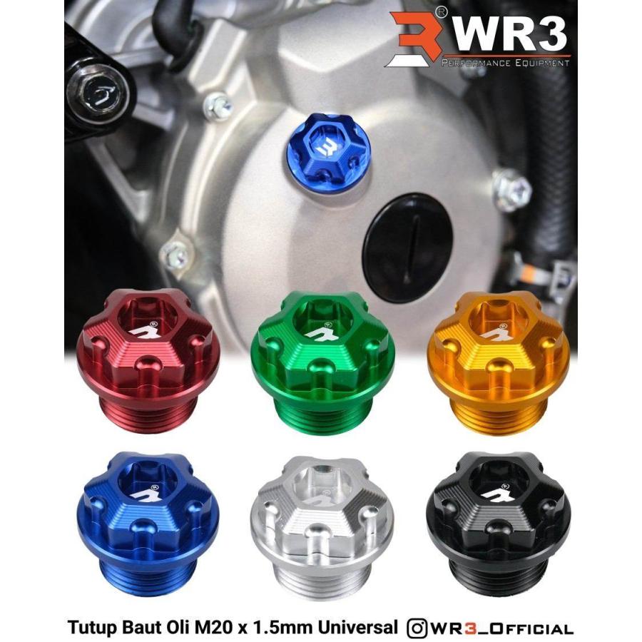 WR3 ダブルアールスリー オイルフィラーキャップ カラー：シルバー XMAX250 GSX-R150 GSX-S150 GSX600 GSX-R1000R GSX-S 750 GSX-S1000 Satria F150 エンジン | WR3