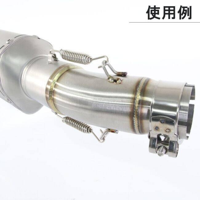 RISE CORPORATION ライズコーポレーション 中間パイプA カラー：シルバー（ステン） ニンジャ250 ニンジャ400 Z250 Z400 KAWASAKI カワサキ マフラー | ライズコーポレーション | 02