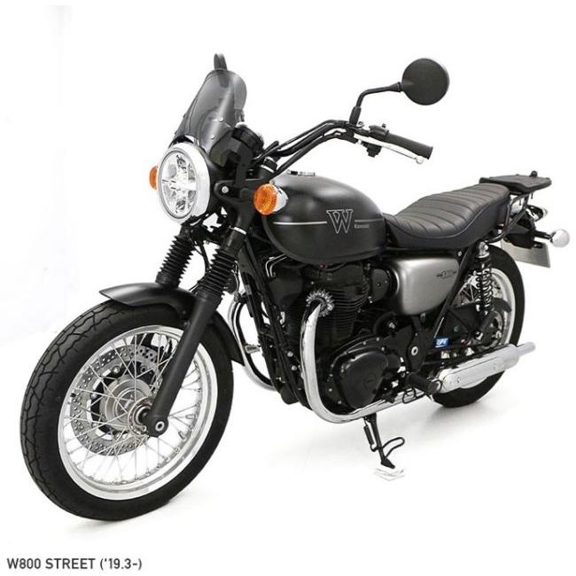 DART FLYSCREEN W800/メグロK3用シールドseries3 W800 2019〜 メグロK3 スクリーン クラシックS3 ブラック DART