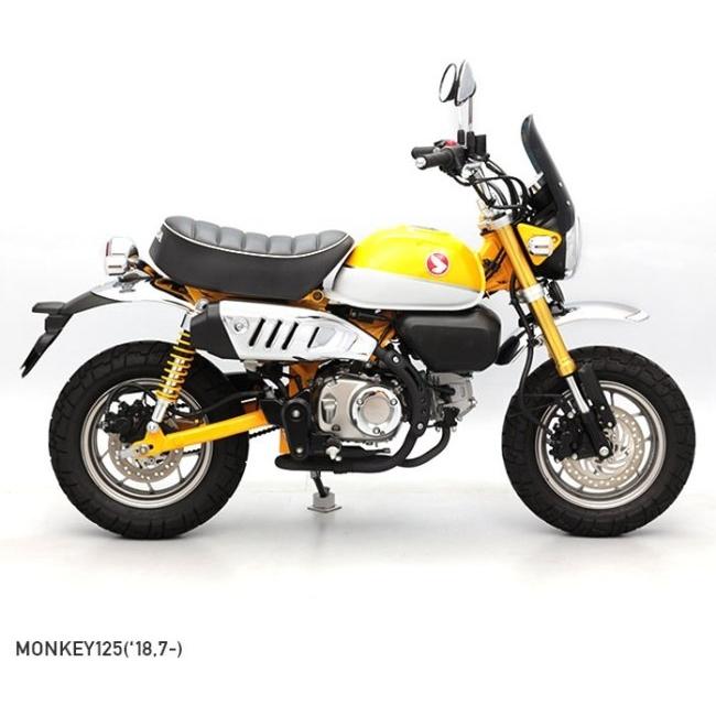 ENDURANCE エンデュランス メーターバイザーロングセット＋取り付けキット スクリーンカラー：スモーク モンキー125 ダックス125 HONDA ホンダ カウル関連 外装