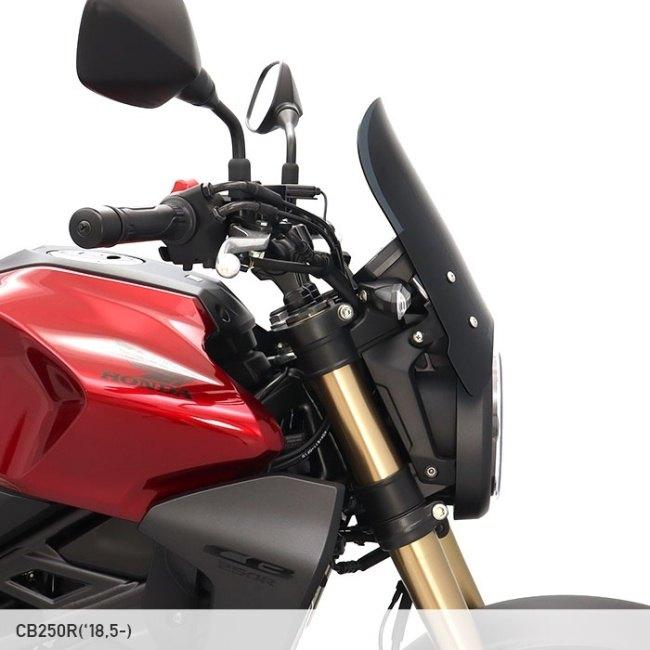 ENDURANCE エンデュランス メーターバイザーロングセット＋取り付けキット スクリーンカラー：スモーク CB125R CB250R HONDA ホンダ メーターバイザー 外装