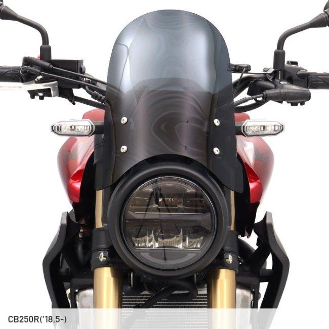 ENDURANCE エンデュランス メーターバイザーロングセット＋取り付けキット スクリーンカラー：スモーク CB125R CB250R HONDA ホンダ メーターバイザー 外装