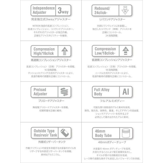 NITRON（ナイトロン） リアサスペンションモノショック RACE (PRO