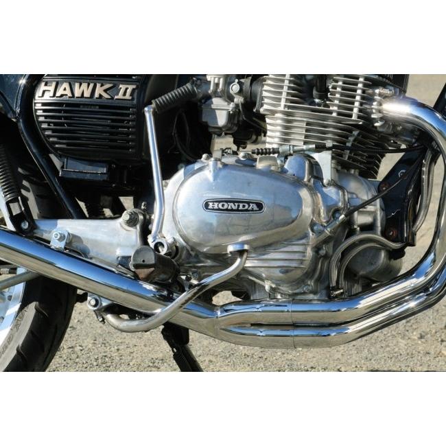 RPM アールピーエム フルエキゾーストマフラー サイレンサーアウターカバー素材：ステンレス HAWK II HONDA ホンダ マフラー