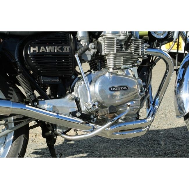 RPM アールピーエム フルエキゾーストマフラー サイレンサーアウターカバー素材：ステンレス HAWK II HONDA ホンダ マフラー