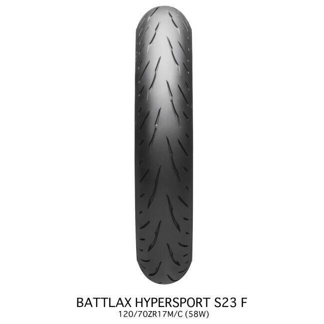 BRIDGESTONE ブリヂストン BATTLAX HYPERSPORT S23 【120/70ZR17M/C (58W)TL】 バトラックス ハイパースポーツ タイヤ オンロードタイヤ・スポーツ | BRIDGESTONE | 01